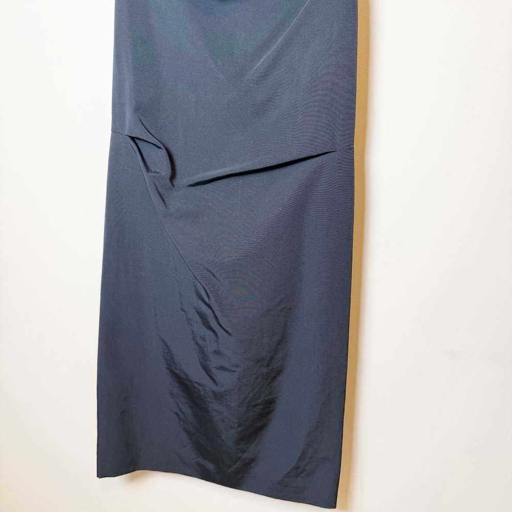 NWT Calvin Klein Collection Black Sleeveless Cowl Neck Sheath Dress size 10 - Picture 8 of 12